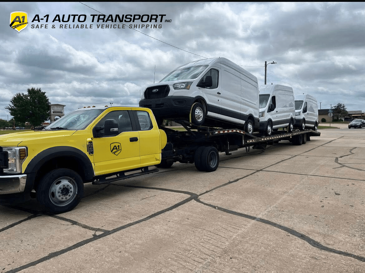 4 Vans Hauled from Indianapolis to Albuquerque in 4 Days