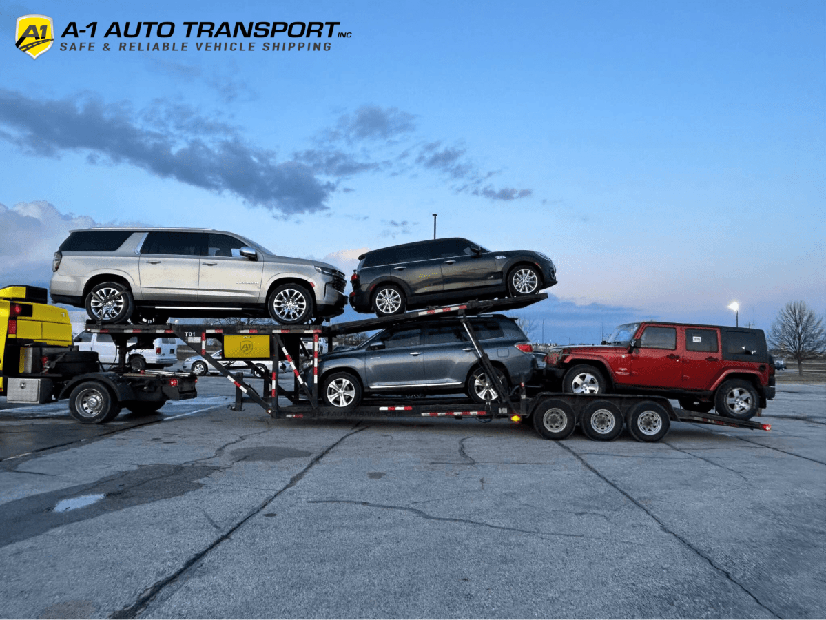 SUV & Jeep Shipment via Open Carrier — Boise to Missoula