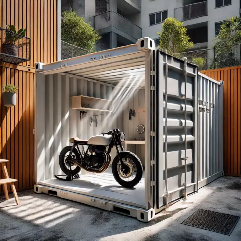 A Compact Flat Pack Shipping Container