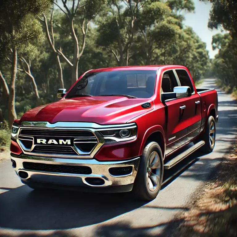 A Red Ram Pickup
