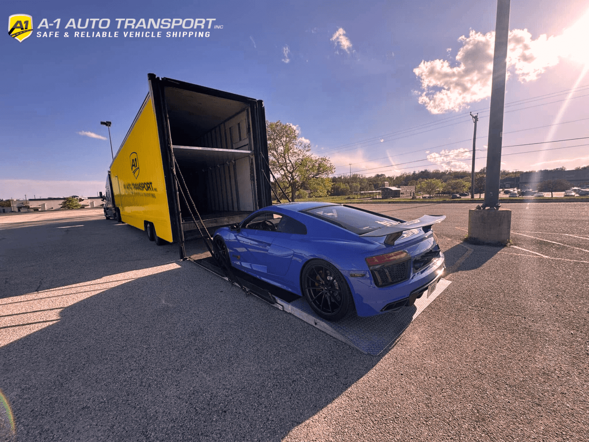 Audi R8 Enclosed Transport from Austin to Seattle