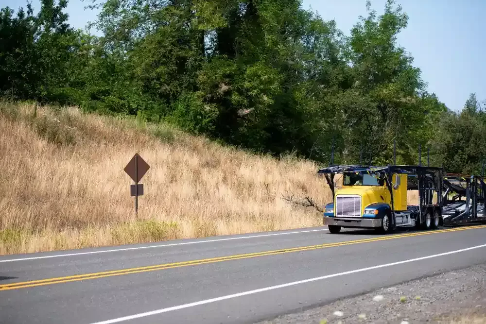 commercial truck for relocating vehicles