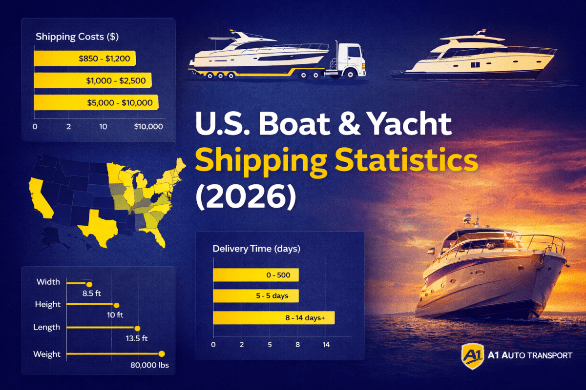 U.S. Boat & Yacht Shipping Statistics (2026)