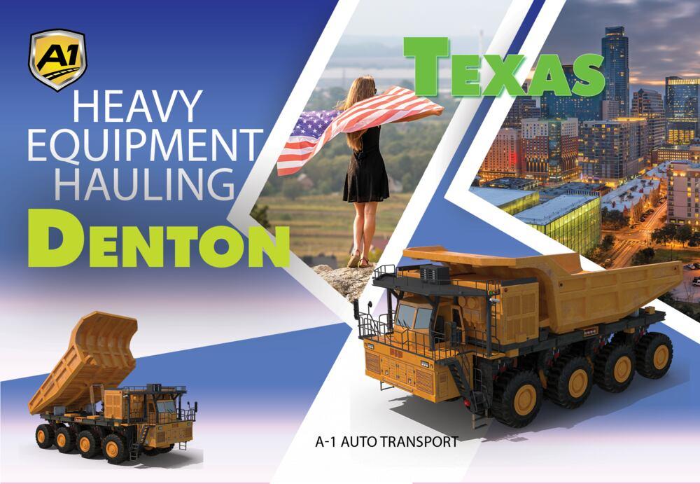 Denton Heavy Equipment Shipping Rates A1 Auto Transport Company TX