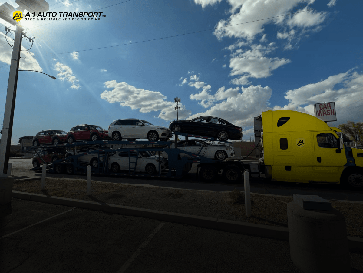 8-Vehicle Open Carrier Transport from Seattle, WA to Las Vegas, NV