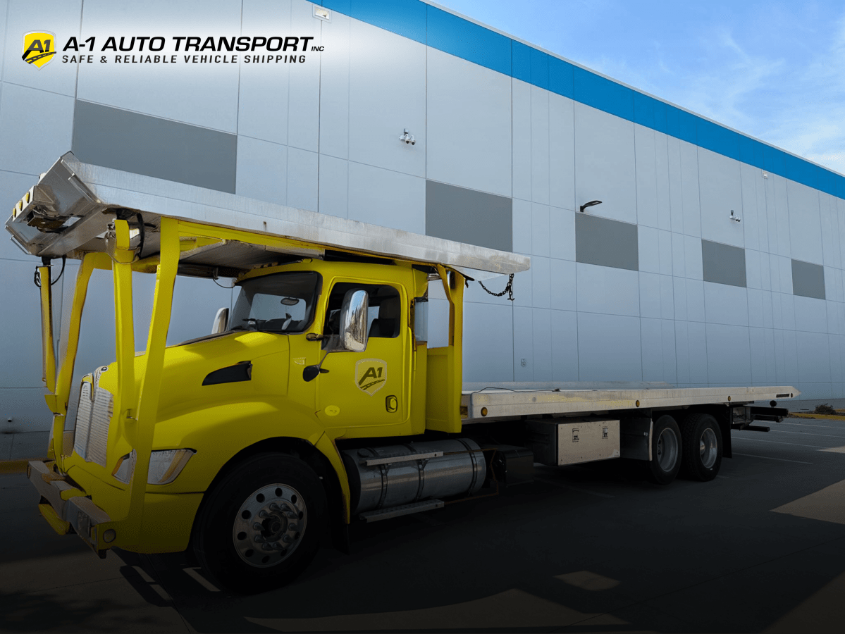 Flatbed Truck Transport from Newark NJ to Columbus OH | A1 Auto Transport