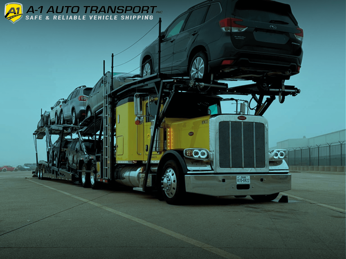 8-Vehicle Open Carrier Transport from Los Angeles to Dallas