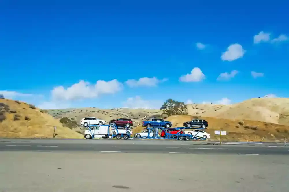 two levels semi-trailer