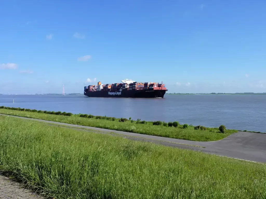 transporting goods across the sea