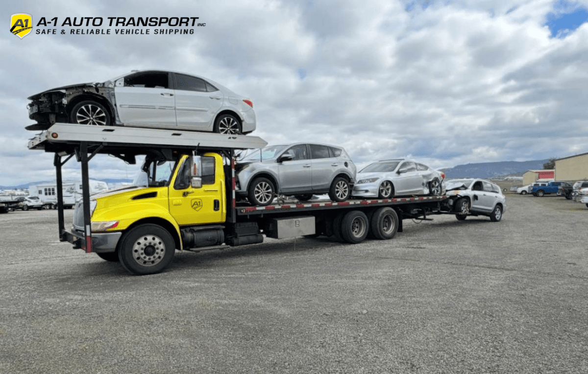 4 Vehicles Shipped Enclosed from Spokane to Fresno | Case Study