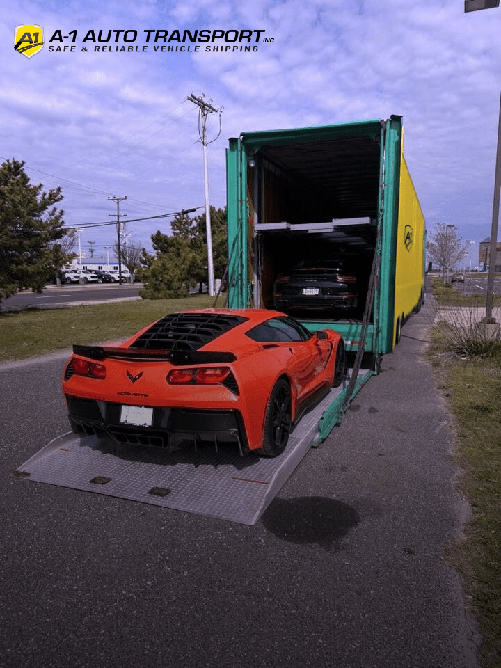 Enclosed Corvette Transport from Wilmington to Rapid City