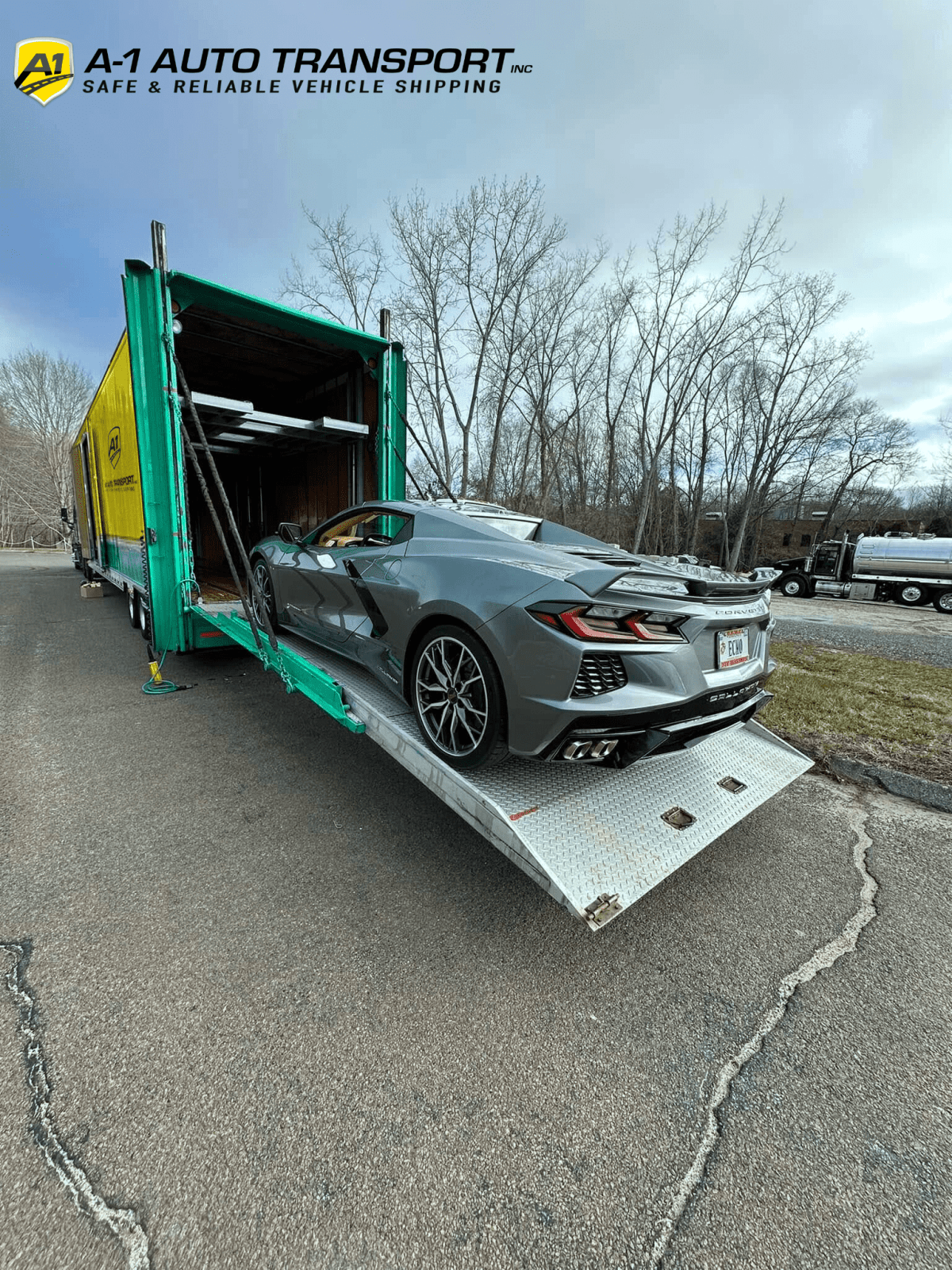 Enclosed Corvette Transport from New Haven to Bozeman