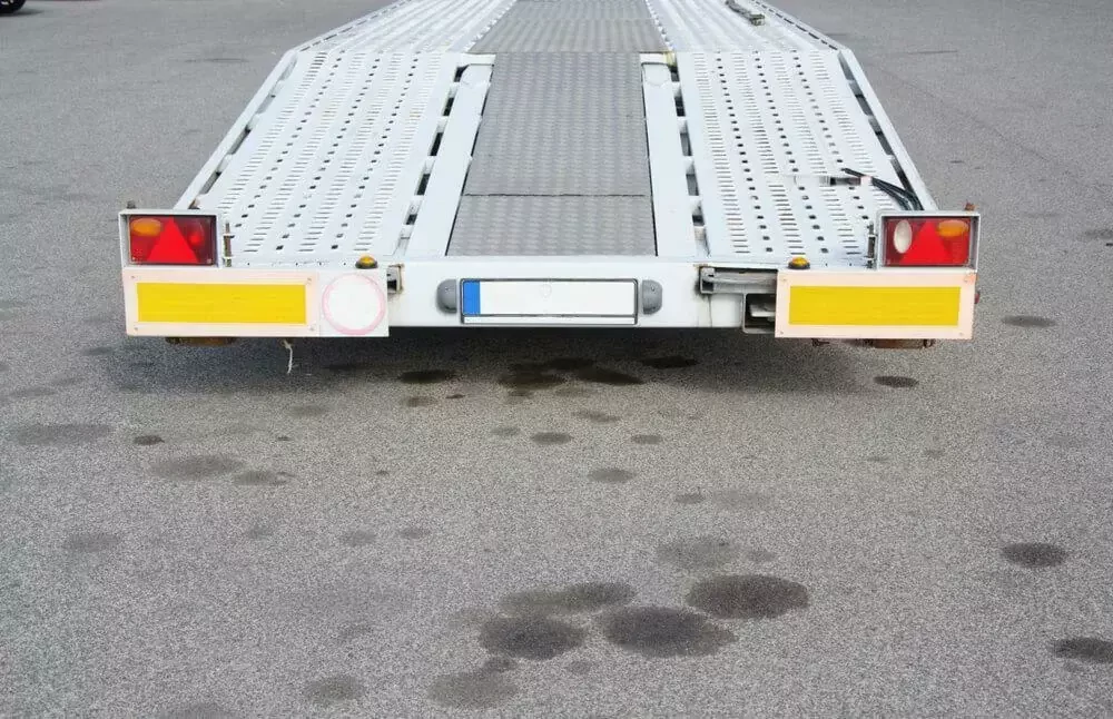 a flatbed trailer