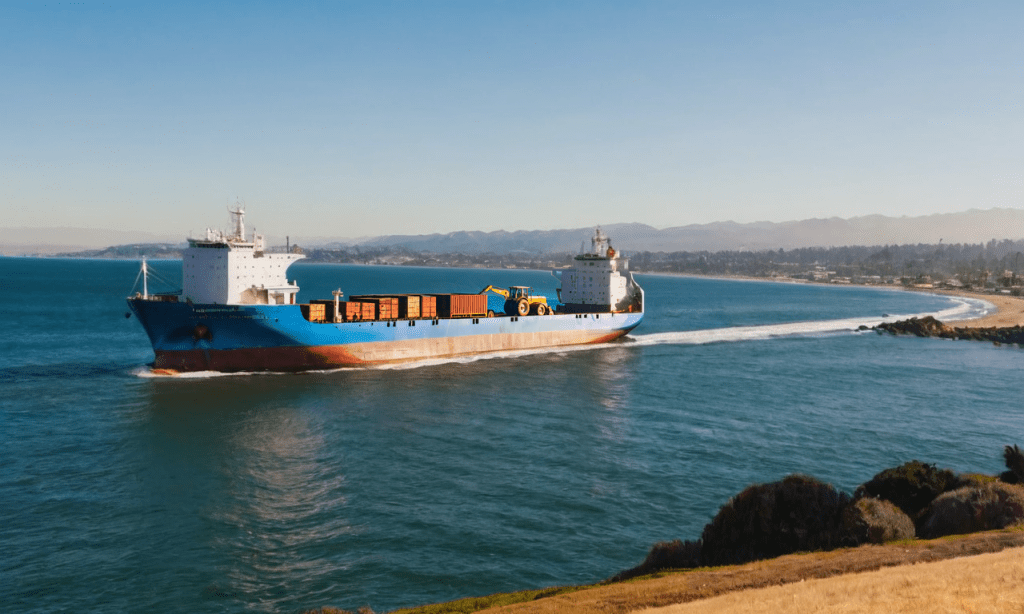 transporting goods across the sea