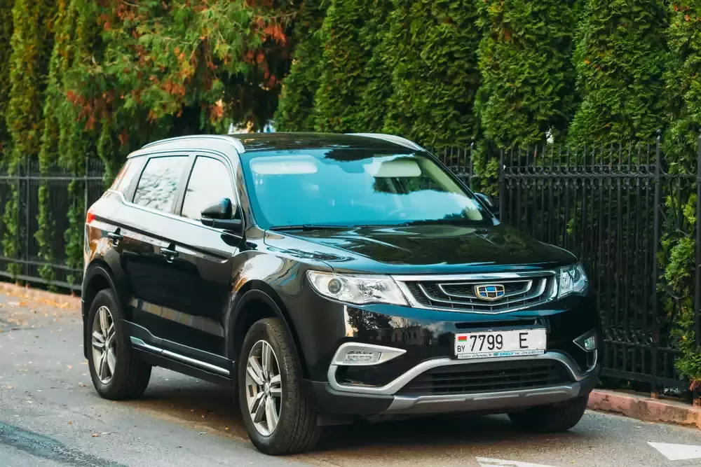 a black suv
