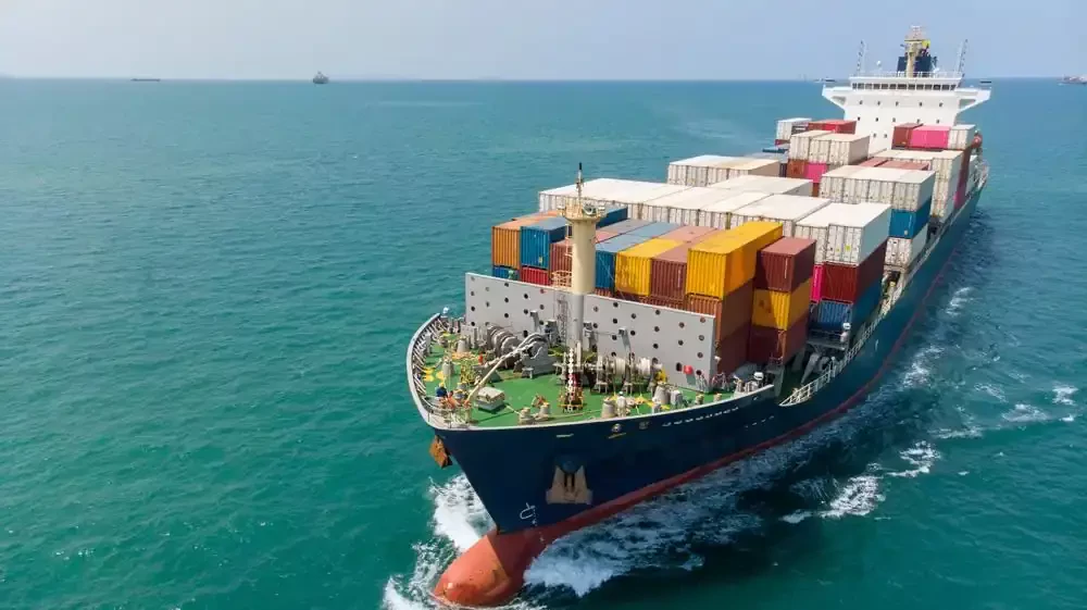 view of vessel from sky