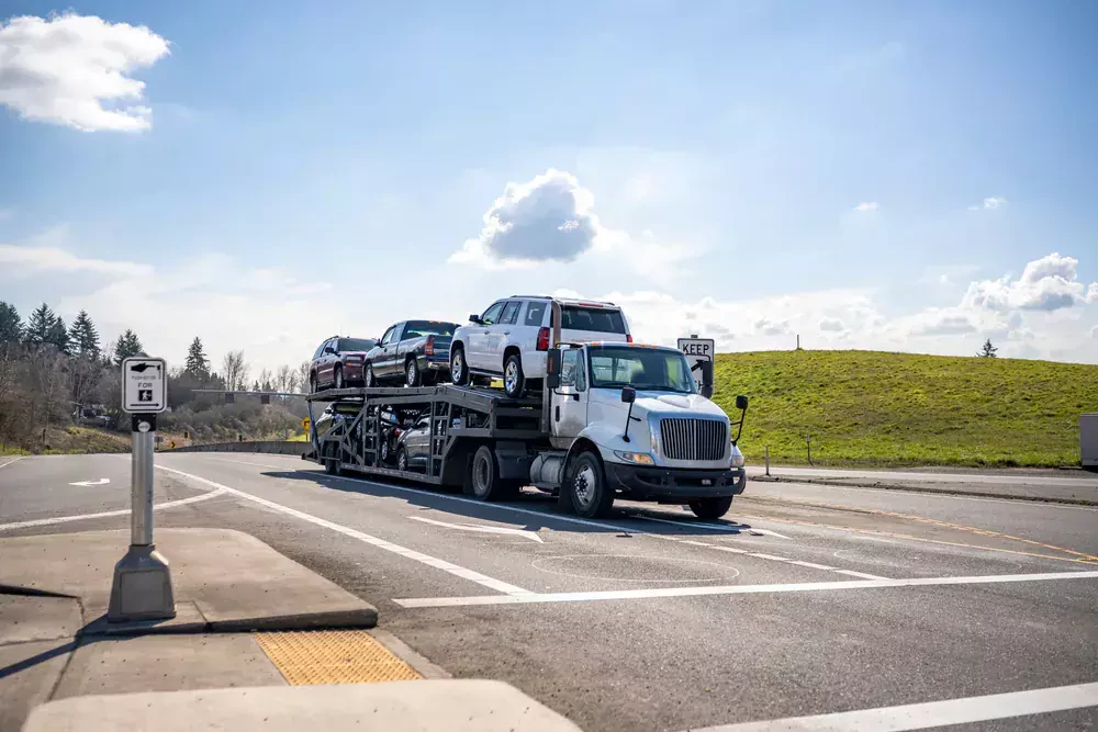 vehicle transporting carrier