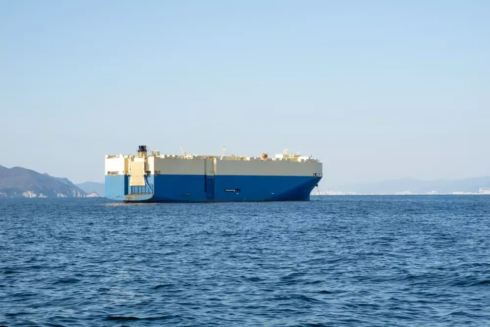 a cargo vessel