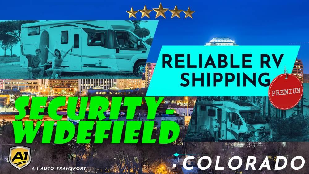 Security Widefield RV Shipping Rates A1 Auto Transport Company CO
