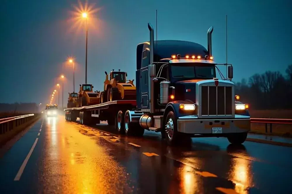 semi truck belonging