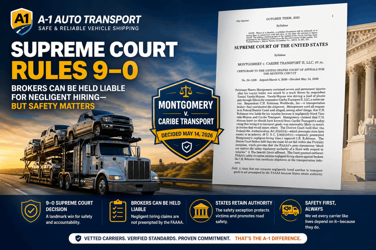 Montgomery v Caribe Transport: What the Ruling Means