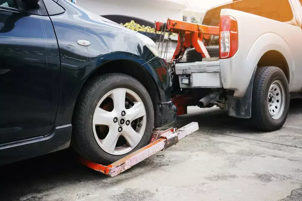relocating a vehicle from a parking place